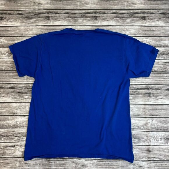 Lot of 2 Champion Men's Short Sleeve T Tee Shirts Blue Red M Med Medium Crewneck - Picture 3 of 15